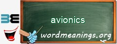 WordMeaning blackboard for avionics